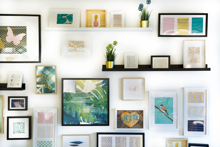 Use wall hangings can help improve the look and feel of any room. 